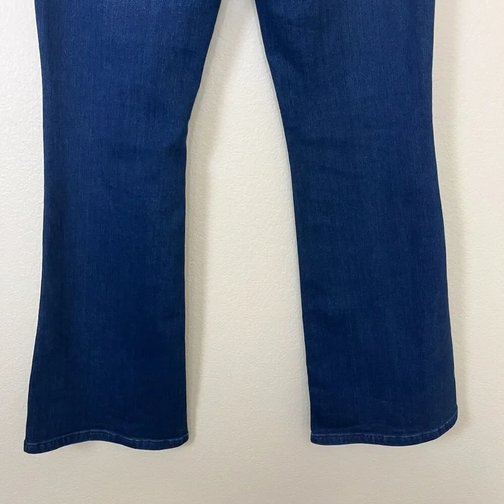 Pilcro Women Size 30P The Icon Flare Denim Jeans Casual Western Retro Festival - Picture 7 of 13